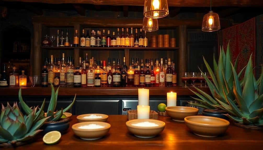 alcohol tastings featuring mezcal and tequila