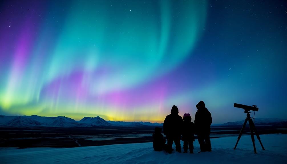 aurora borealis spectacle iceland