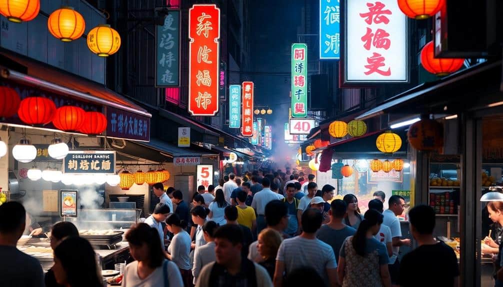 bustling taiwanese night market experience