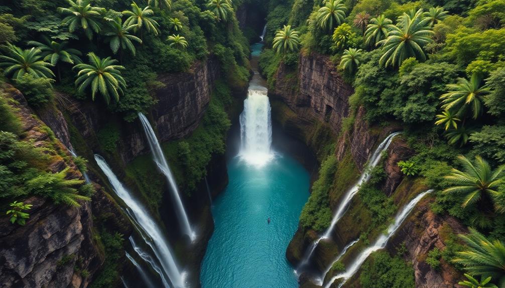 canyoning island s waterfall adventurer s paradise