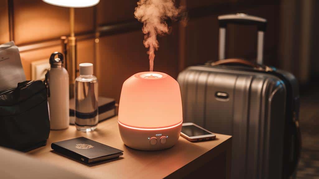 compact portable travel friendly humidifier selection