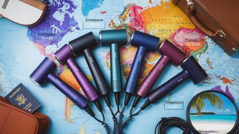 compact powerful travel hair dryers