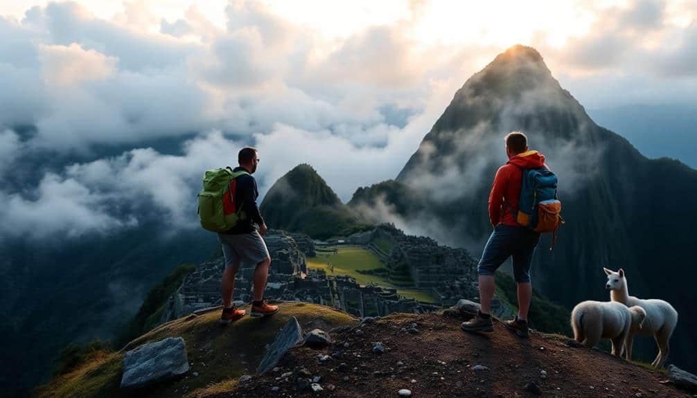 hike historic inca mountain pathway