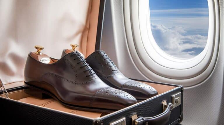 jet setting gentleman s travel sized shoe trees