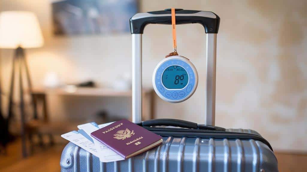 luggage weight verification for travel