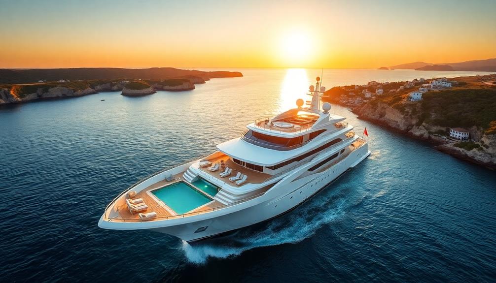 luxurious mediterranean yacht cruise