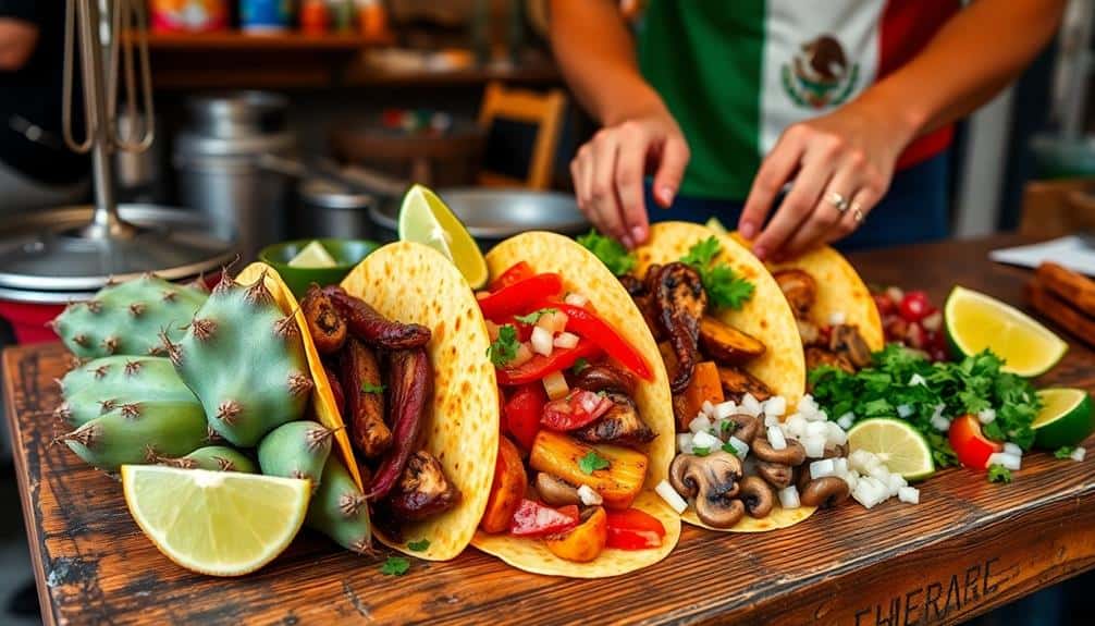 meatless mexican street fare