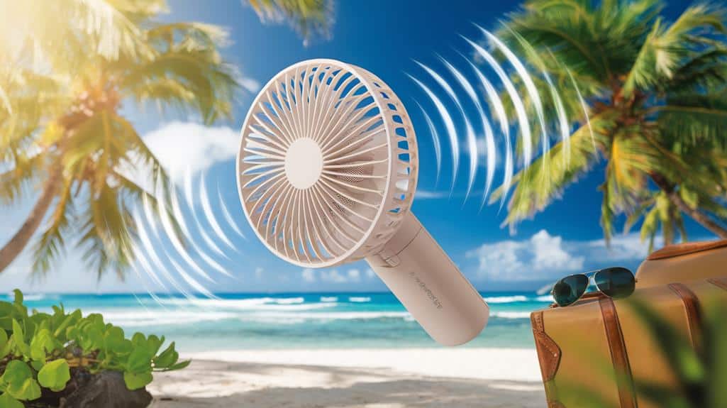 portable fans for travel heat relief