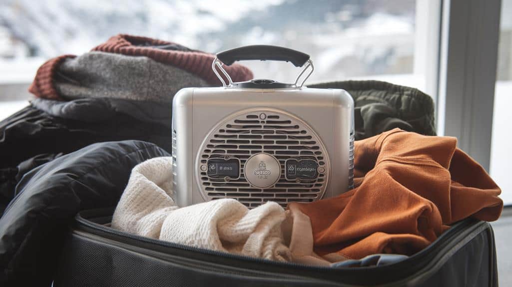 portable travel friendly heater considerations