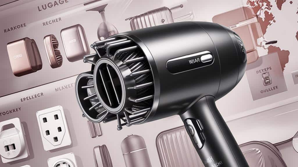 portable versatile compact efficient travel hair dryers