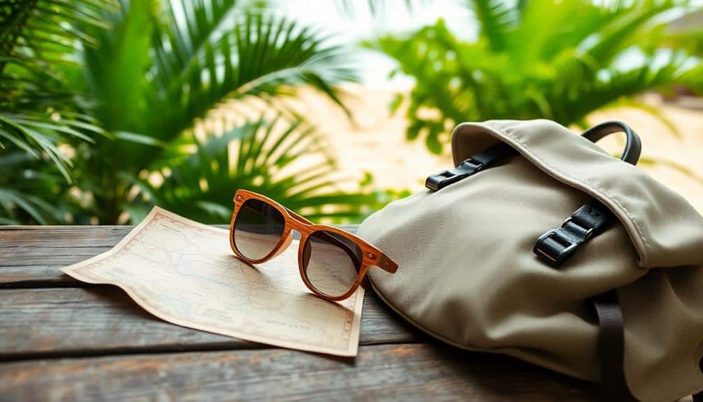 stylish eco friendly bamboo sunglasses