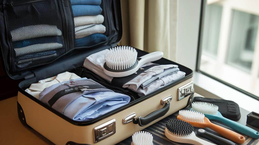 travel clothes brush considerations