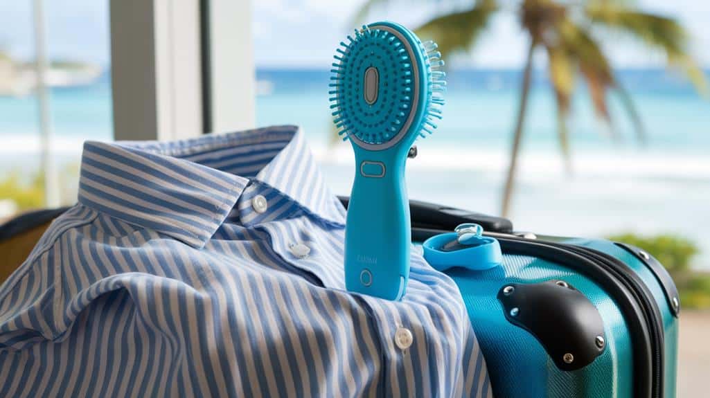 travel clothes brushes for wrinkle free