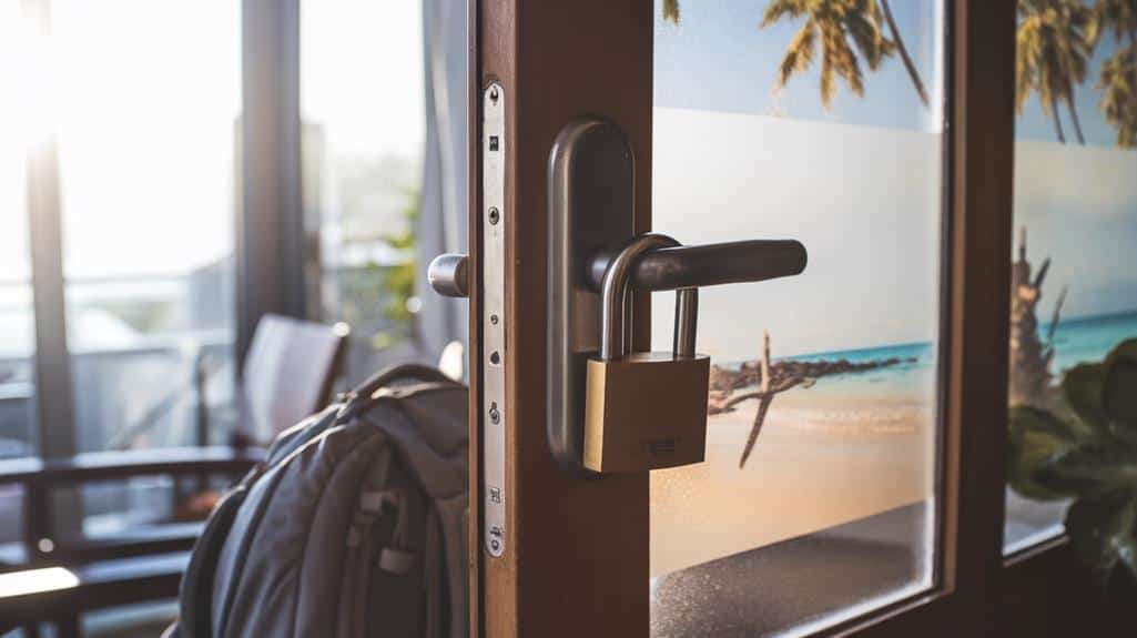 travel door lock security