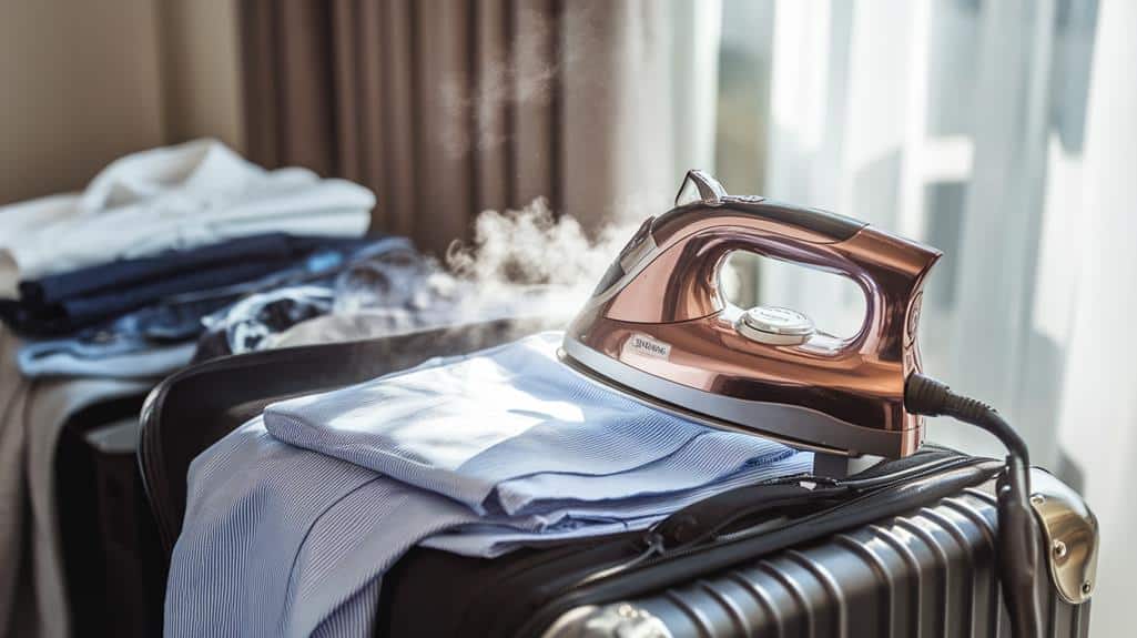 travel irons for wrinkle free clothes