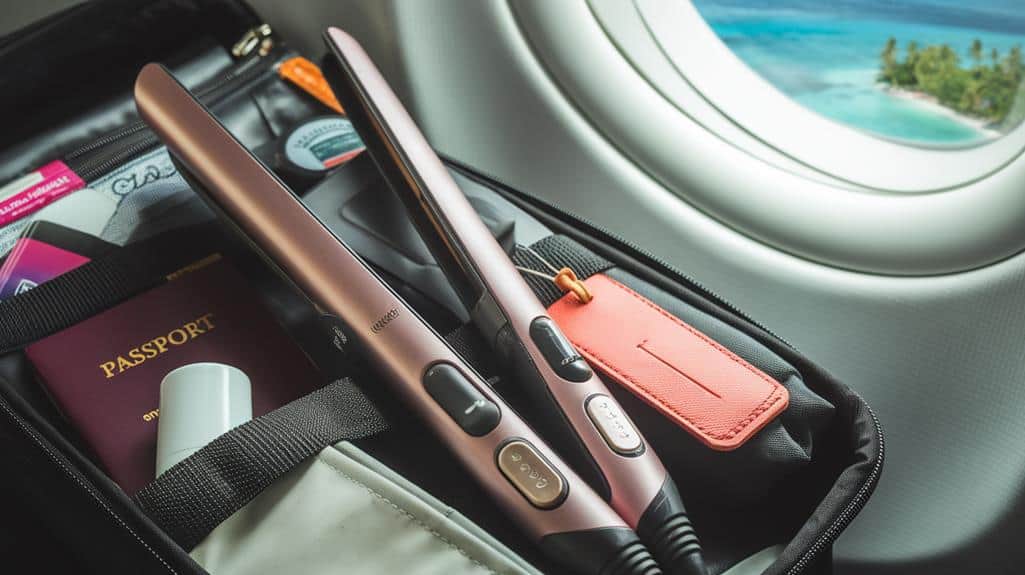 travel sized hair straighteners