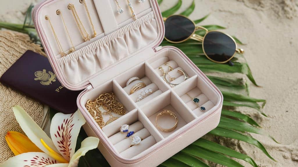 travel sized jewelry cases