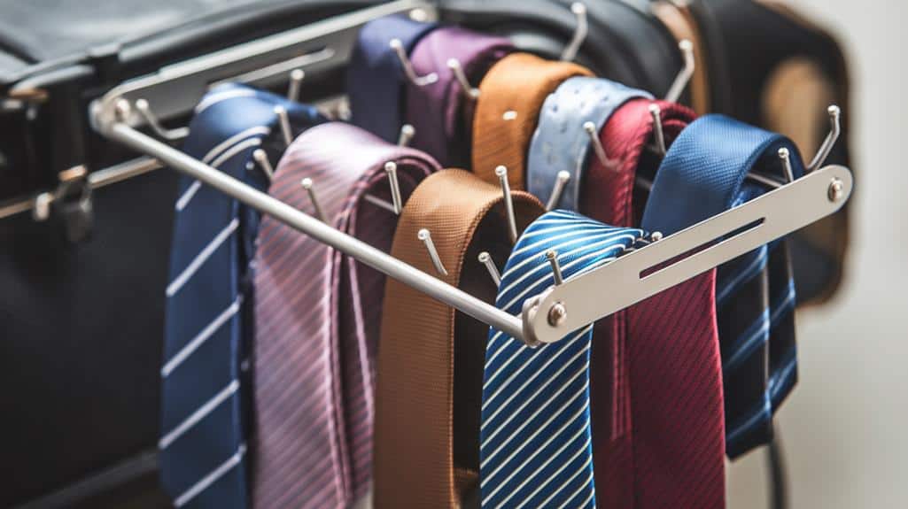 travel tie rack considerations