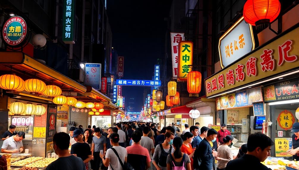 vibrant taiwanese night market experience