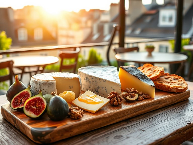 authentic french cheese platters