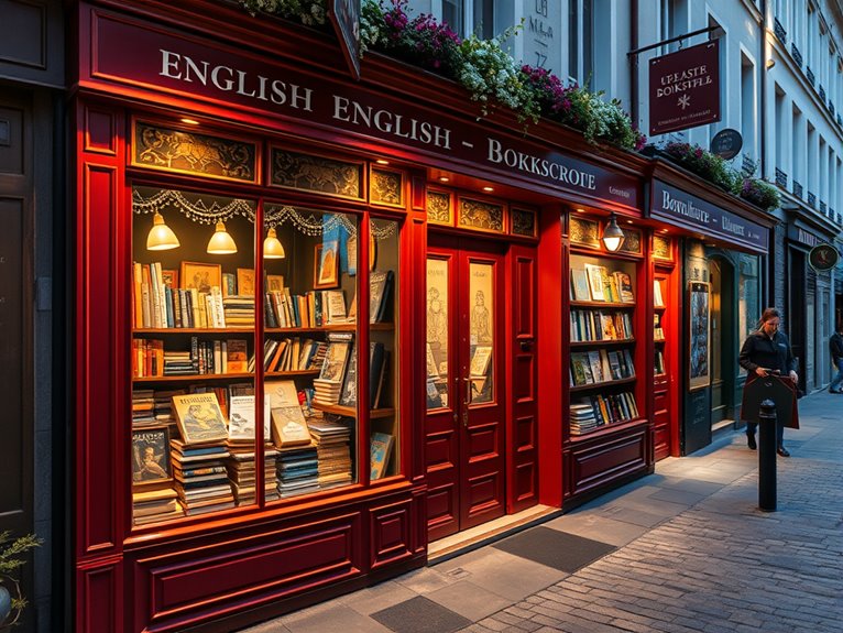 charming bookstore in le marais