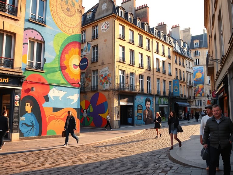 explore marais street art
