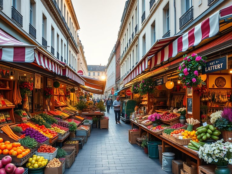 explore outdoor shopping venues