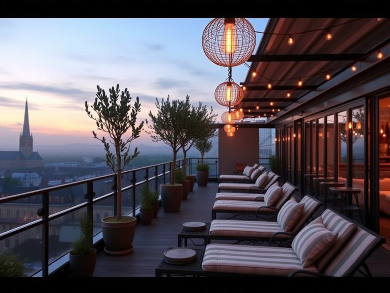 hidden rooftop cocktail oasis