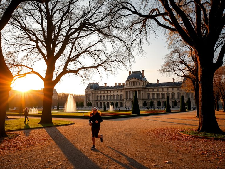 historical training through tuileries