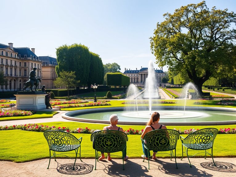 luxembourg gardens leisurely walk