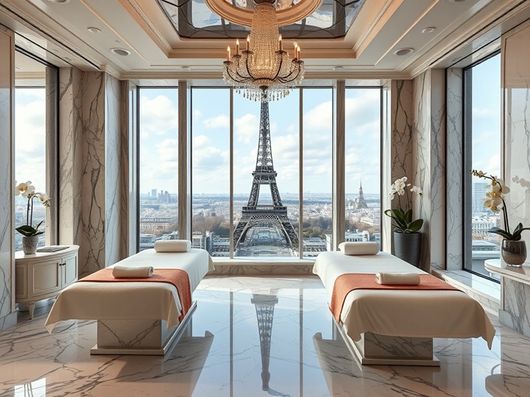 luxurious spa experience above