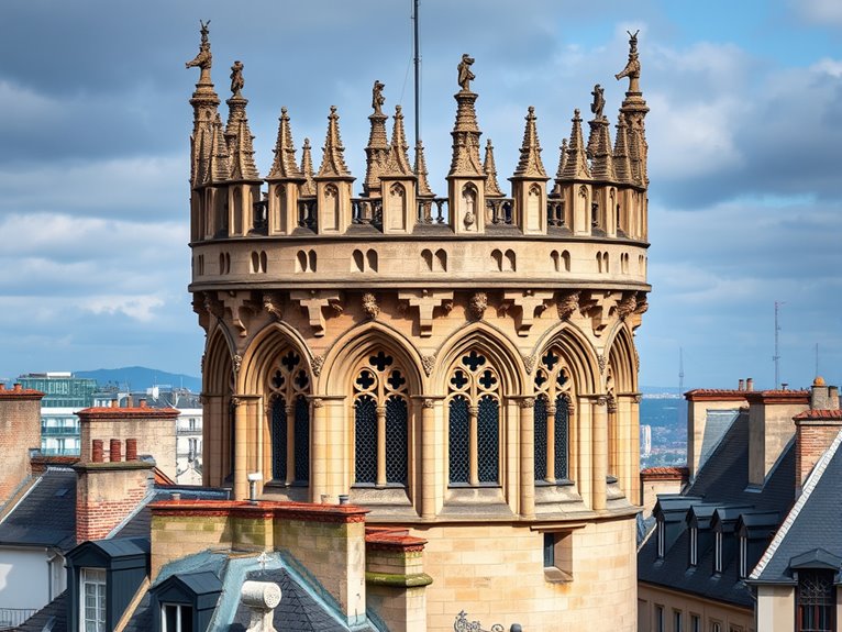 medieval lookout tower structure