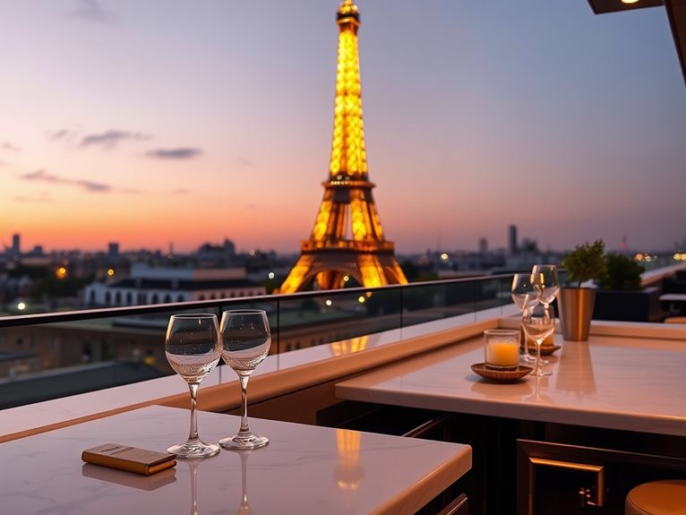 michelin star cocktails and views