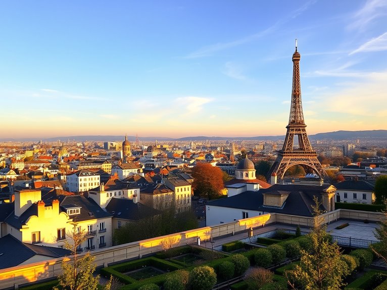 scenic views of paris