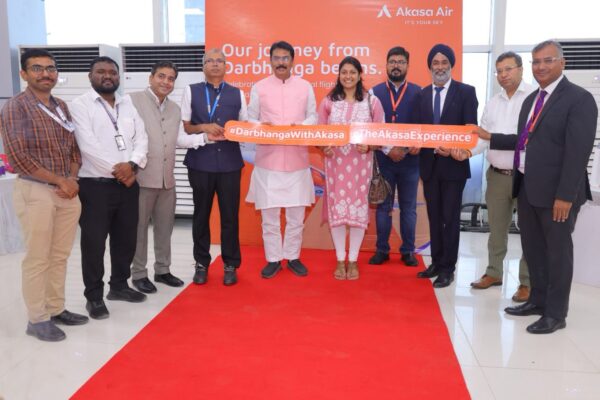 Akasa Air launches operations from Darbhanga, Bihar