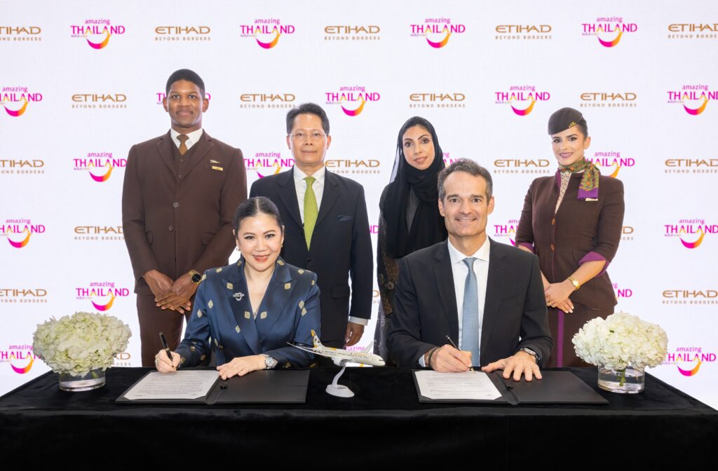Etihad, Tourism Authority of Thailand sign cooperative agreement
