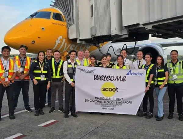 Iloilo International Airport welcomes first direct Scoot flight from Singapore