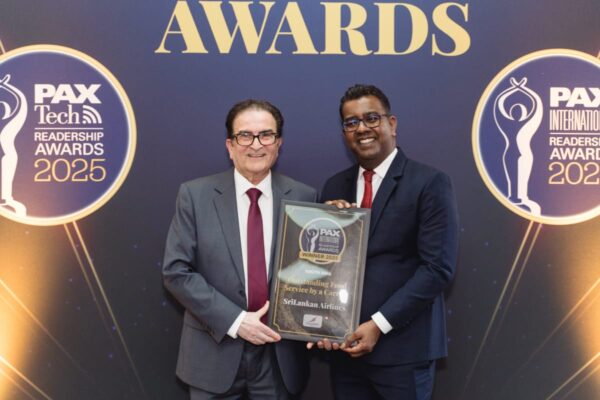 SriLankan Airlines lauded for outstanding food service at PAX Readership Awards