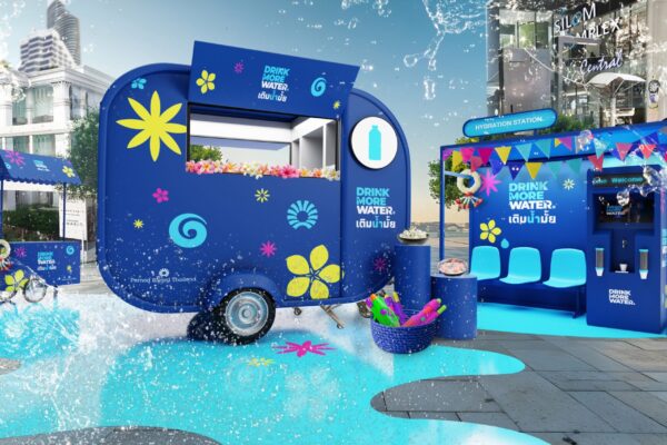 ‘Drink More Water’ campaign echoes ‘drinking responsibly’ in Bangkok for Songkran 2025 